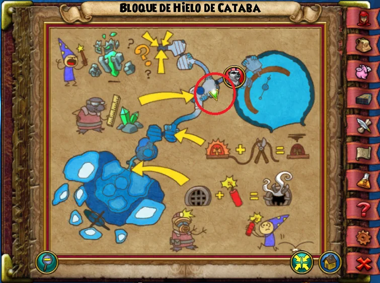 Foto de Rosa Polar de Bloque de Hielo de Cataba de Polaris de Wizard101 para Wizardeo