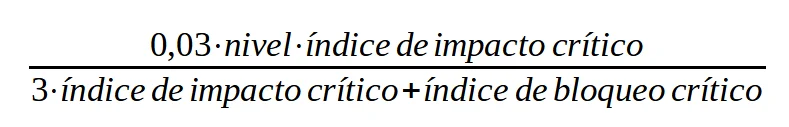 Formula de probabilidad de crítico