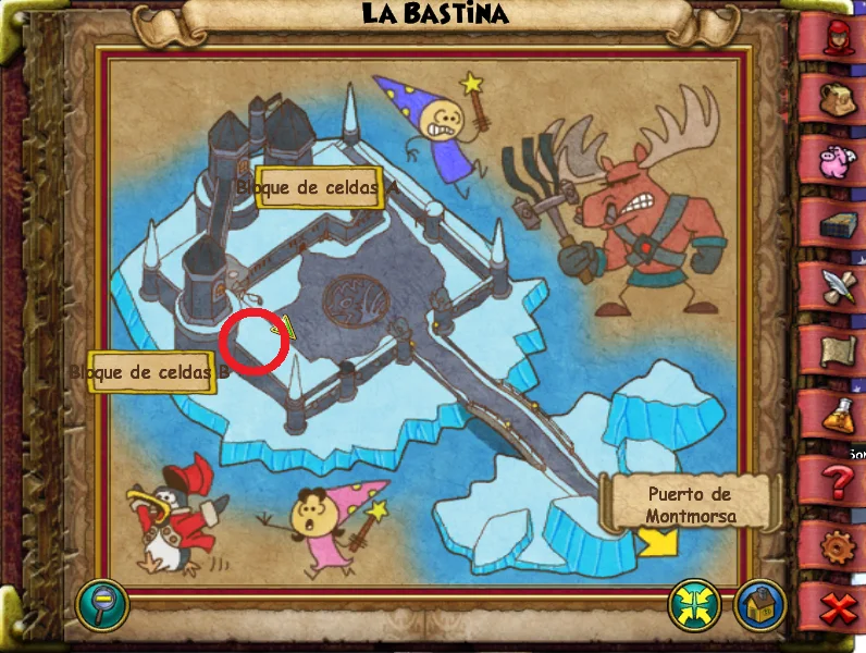 Mapa de la Bastina