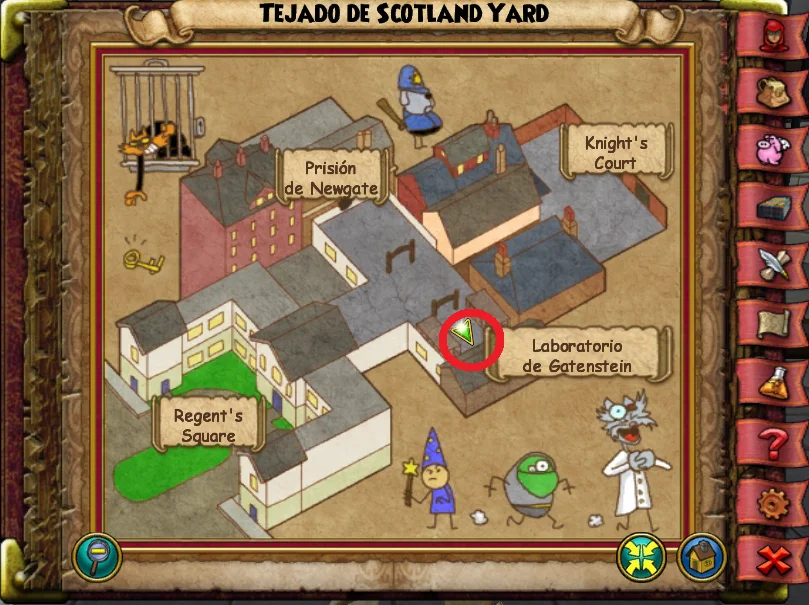 Mapa scottland yard