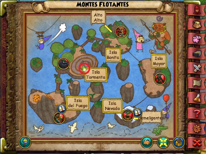 Ovni de Montes Flotantes de Wizard101 para Wizardeo