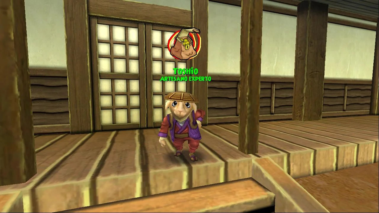 Toshio en el Palacio de Jade de Wizard101