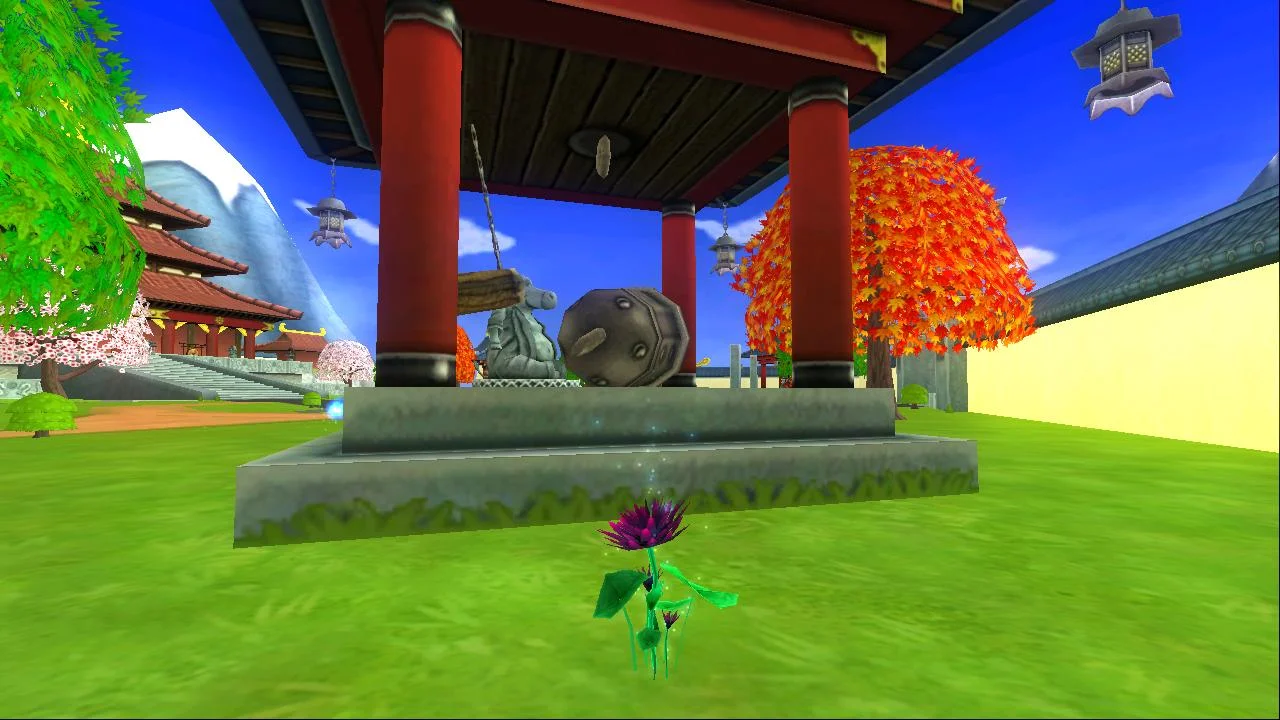 Loto Negro recolectable en el Palacio de Jade de Muushuu de Wizard101