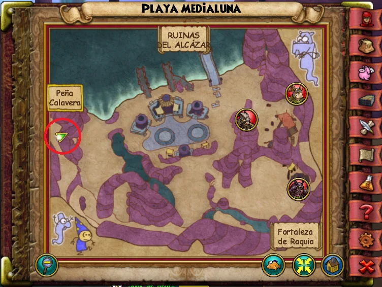 Mariposa de Hierro de Playa Medialuna de Crisalis de Wizard101 para Wizardeo