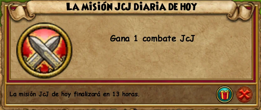 Rcompensas diarias JcJ