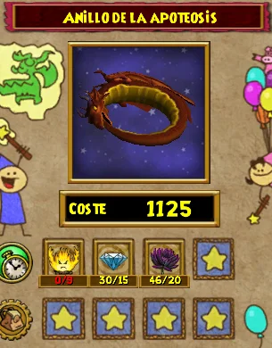 Anillo de la Apoteosis de Wizard101