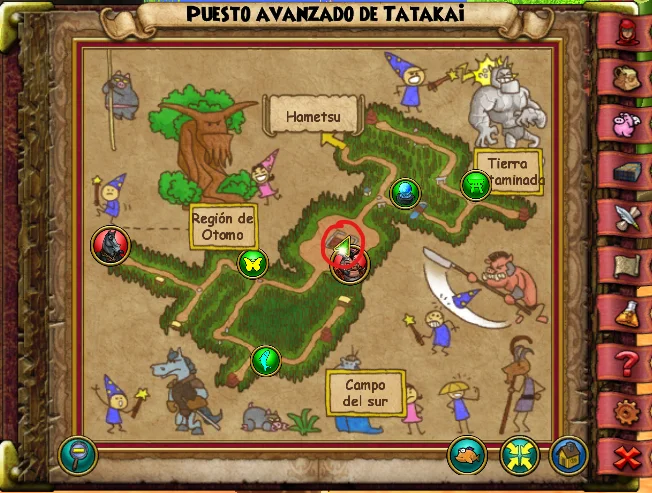 Ostra Azul del Puesto Avanzado de Tatakai de Muushu de Wizard101 para Wizardeo