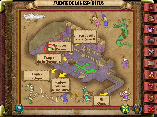 Escarabajo de la Fuente de los Espíritus de Crocotopia de Wizard101 para Wizardeo