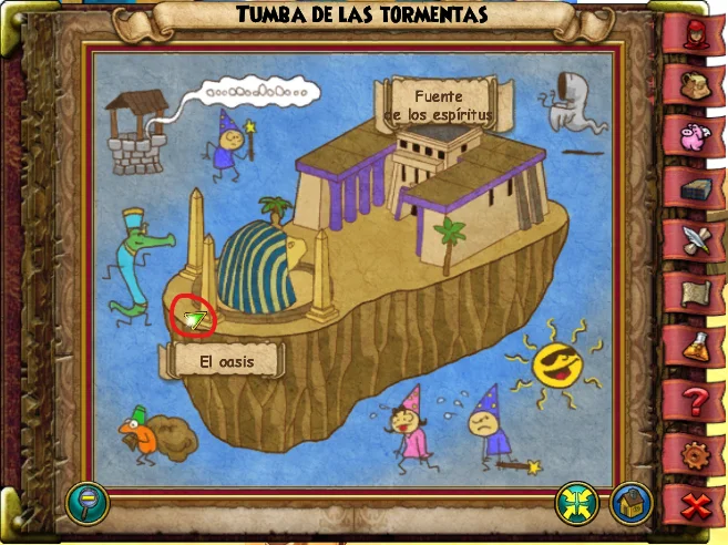 Escarabajo de la Tumba de las Tormentas de Crocotopia de Wizard101 para Wizardeo