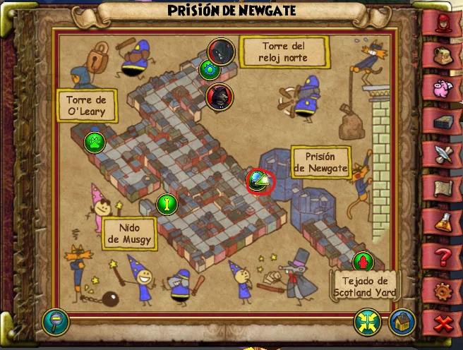 Gato vagabundo de la Prisión de Newgate de Marleybone de Wizard101 para Wizardeo