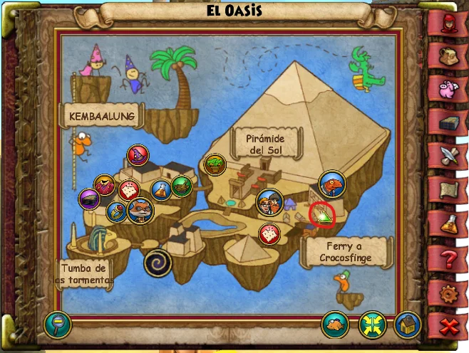 Escarabajo 1 del Oasis de Crocotopia de Wizard101 para Wizardeo