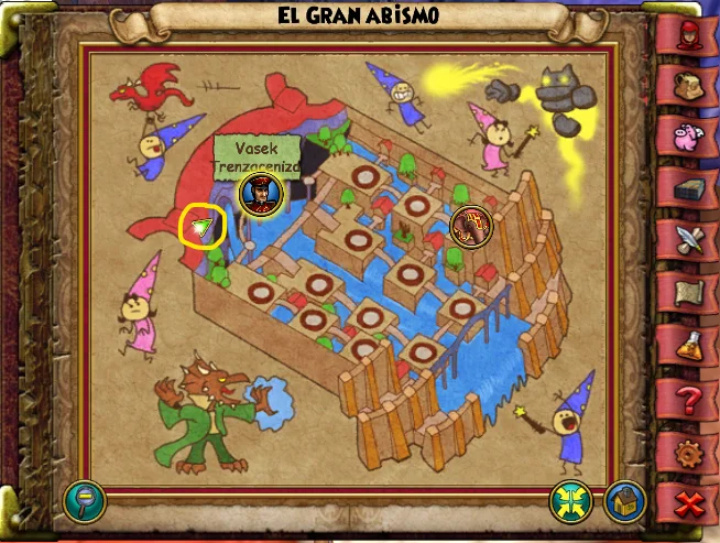 Rosa de Piedra del Gran Abismo Pasado de Wizard101 para Wizardeo