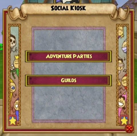 Añadir un gremio al Kiosko Social de Wizard101