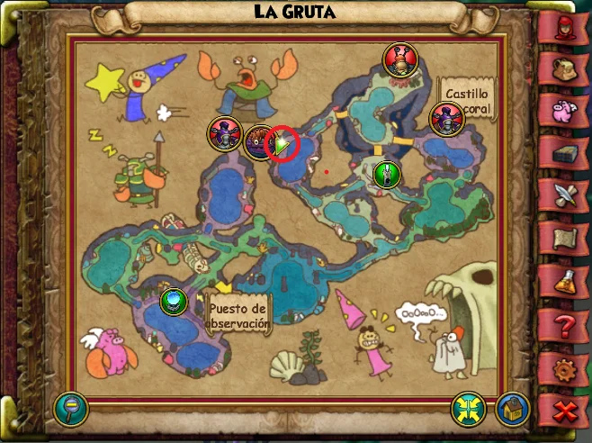 Lagarto Perezoso de La Gruta de Wizard101 para Wizardeo