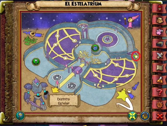 Lagarto Perezoso de El Estelatrium de Wizard101 para Wizardeo