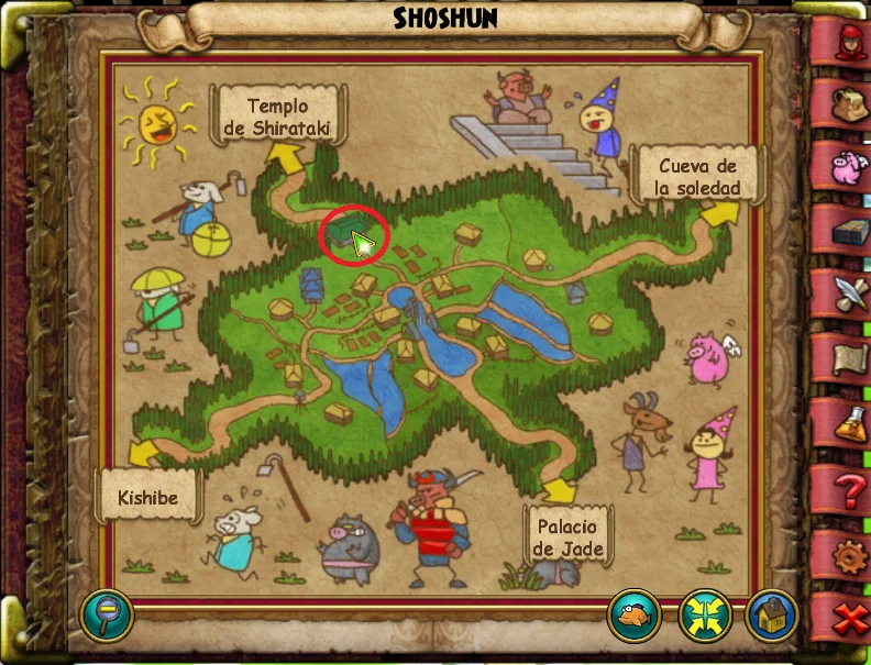 mapa Shoshun