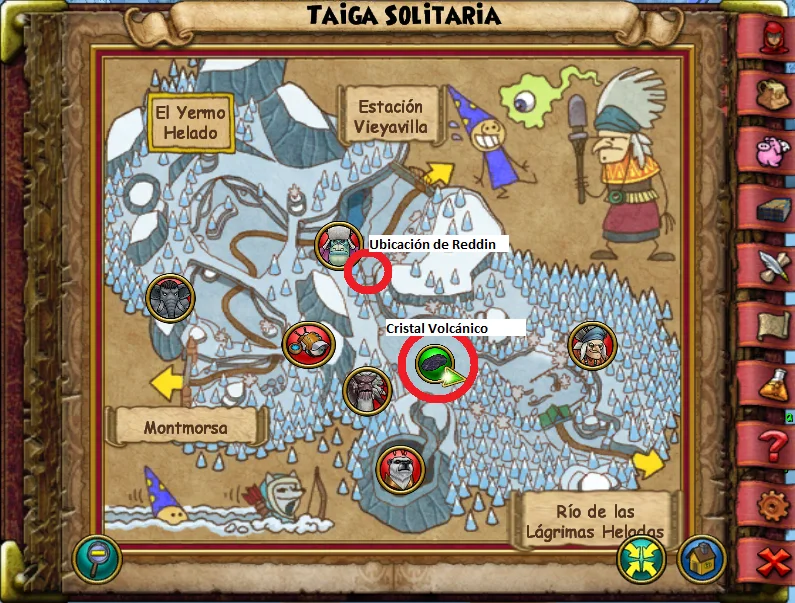 mapa taiga solitaria