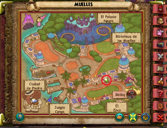 Mono de Muelles de Wizard101 para Wizardeo